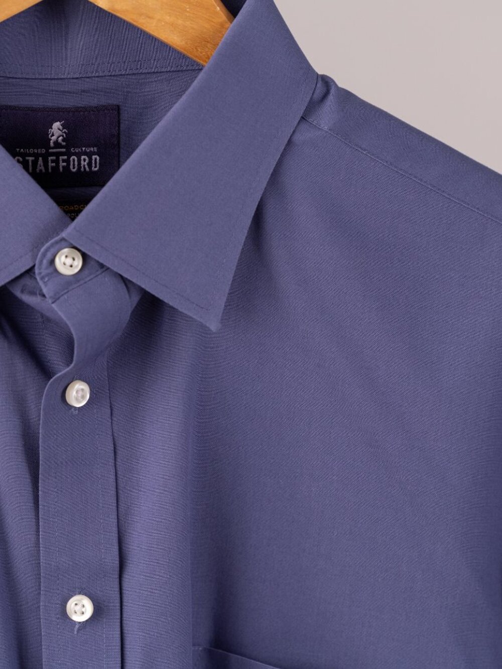 Stafford Men's Dress Shirt in French Blue